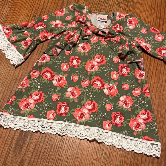 NWOT. Little Lass toddler long sleeve shirt. Size 5T - Picture 3 of 3